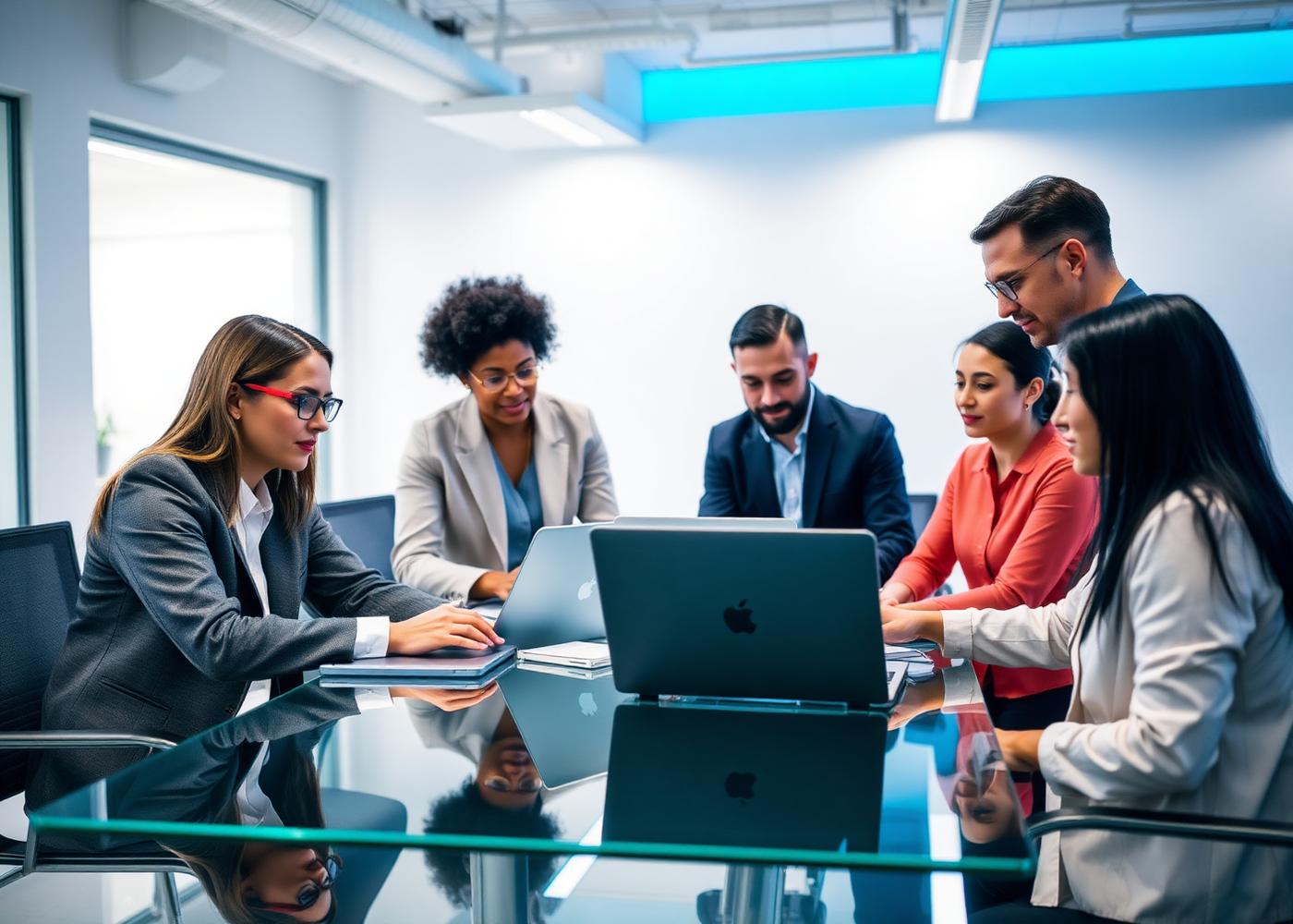Primegate team collaborating